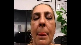 Tina Monti unrasiert Italian erfahrene Anal Büro ufficio